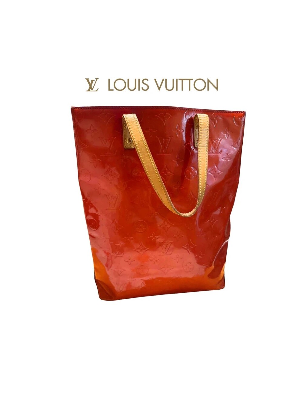 Louis Vuitton Monogram Vernis Reade MM tote in Red